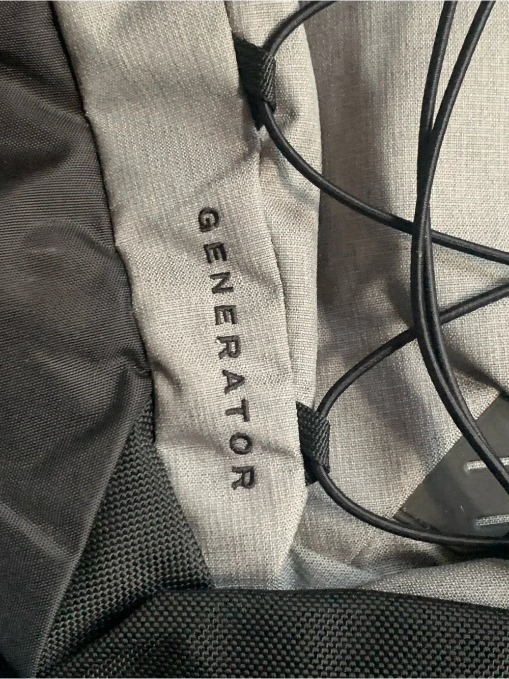 The North Face Generator Backpack  Laptop Zinc Gray Embroidered